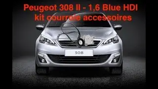Peugeot 308 Phase 2, 1,6 Blue HDI, changer kit courroie accessoires avec tendeur, couple serrage