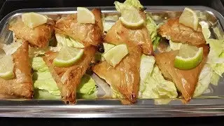 Briouates aux poissons et fruits de mer  recette marocaine   ابريوات بفواكه البحر
