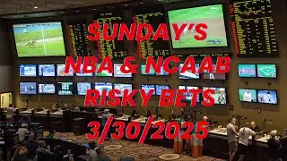 WENT 1-1 SATURDAY! NBA & NCAAB SUNDAY'S RISKY BEST BETS! 3/30/2025
