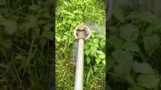 Smart innovation: use a bicycle chain to make a lawn mower blade #shorts