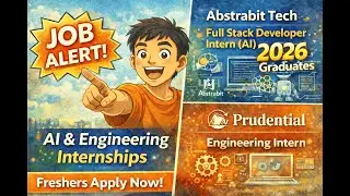 Internship for 2026 Graduates Must Watch! Abstrabit Tech & Prudential Internship Openings