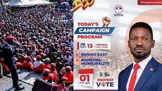 LIVE: H.E BOBI WINE IN BUSIRO EAST || NANSANA CAMPAIGN RALLY. #viral #bobiwine
