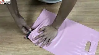 Custom Printed Pink Plastic Packaging Carry Courier Mailing Poly Mailer Bags With Handle