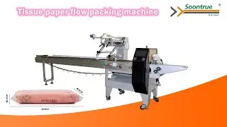 Tissue paper flow packing machine - Soontrue