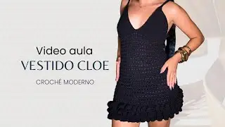 Vestido em crochê com babados modelagem perfeita!#crochet #moda #diy 