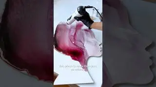 New alcohol ink artwork from start to finish #alcoholink #arttutorial #alcoholinkart #arttips #woman