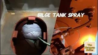 Bilge tank spray and stripe coat