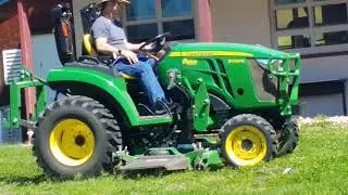 Helping cut grass at MBA Academy with my JD 2038R