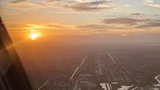 Phenom 300E sunset landing at RSW Fort Myers Airport