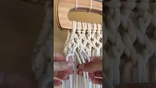 Bolsa de macram&eacute; f&aacute;cil #diy #shorts #fyp #costura #dica #sewing #viral #macrame #compilation