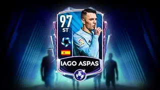 ОБЗОР IAGO ASPAS 97 OVR ТУРНИР ВЫХОДНЫХ | FIFA  MOBILE 20