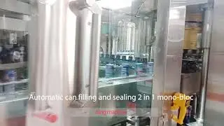 Iraq 12,000 CPH Aluminum Can CSD Carbonated Soft Energy Drink Canning Filling Production Line