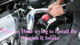 Weapon R cold air intake honda accord euro