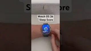 NEW! sleep score in Watch OS 26