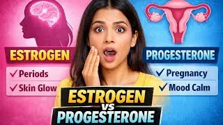 Estrogen aur Progesterone me Antar | Difference Between Progesterone and Estrogen | #Ramuktima 
