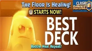BEST DECK THE FLOOR IS HEALING CHALLENGE (QUADRUPLE DRAGONS) | Clash Royale