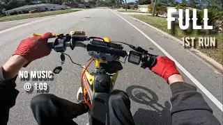 1st Run w/ E&C EXTREME Razor MX650; EC4P, TruMoto Noisy Cricket, Eon 72v34ah MOLICEL; SpeedRun @2:33