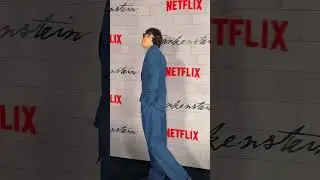 Mia Goth and Jacob Elordi at The Netflix Premiere of Frankenstein In New York