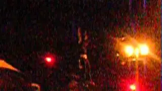 Oilers vs Sharks - 2006 Playoffs - Man Hangs From Traffic Light Cable on Whyte Ave