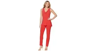 Slinky Brand CowlNeck Tunic and Pant Set