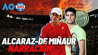 Alcaraz - De Mi&ntilde;aur, cuartos de final Open de Australia en directo | MARCA