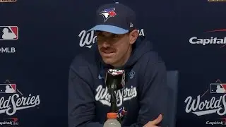 Blue Jays Dodgers World Series Post Game 4 Interviews - Series Tied!