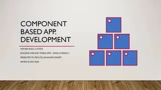 Component Based Application Development - An Overview