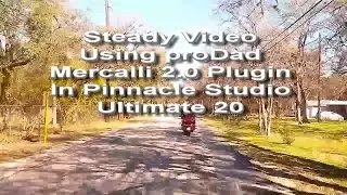 Steady Shaking Video Using Mercalli Plugin In Pinnacle Studio Ultimate 20