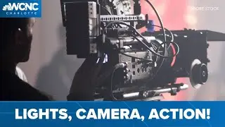 Hallmark movie films in downtown Salisbury
