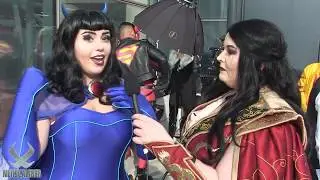 Bombshell RAVEN Cosplay At New York Comic Con 2019