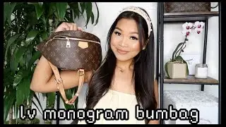 CURRENT FAVORITE LV BAG & WHAT'S IN MY BAG?! | LOUIS VUITTON MONOGRAM BUMBAG