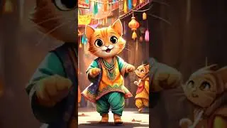cat dance in public 🐾🥳🥰#catdance #usacat #cat#cartoon#catshorts