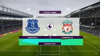 PES 21 | Everton 0 - 0 Liverpool | Premier League - MD 18 - 20/21