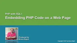 Embedding PHP Code on a Web Page