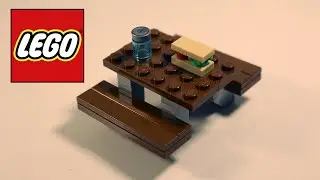 How to build a LEGO Park Bench