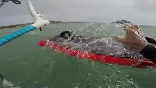 kitesurfing hydrofoil cornwall uk andy larder