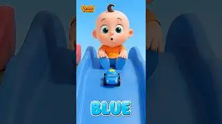 Learn Colors with Colorful Slide & Toys  | Fun Color Learning with Stuart | ZoobyToons | Kids Songs