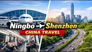 From Subway to Skyline | Ningbo to Guangzhou Flight & Shenzhen City Cinematic Journey