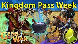 Gems of War: Event Objectives | Kingdom Pass Completion Week and Last Year's Holiday Pet