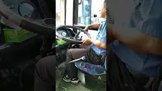 Melihat lebih dekat cara mengoperasikan bus tua mercedes-benz 1521 Intercooler