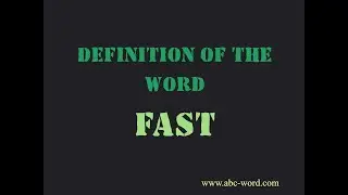 Definition of the word 