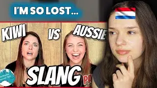 European Reacts to New Zealand vs Australian Slang 🇳🇿🇦🇺
