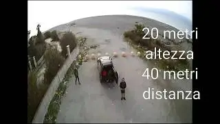 Drone Visuo siluroid test distanza e altezza