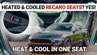 Mustang Recaro Upgrade: Heated & Cooled Seats Installed