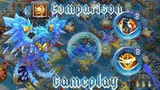 Lazulix | 9 Sacred Light | 8  Stone Skin | 8 Survival | Comparison Gameplay |  Castle Clash