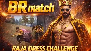 RAJA DRESS CHALLENGE | Free Fire BR Match 👑 1k sk Amir 94 👍
