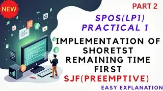 sppu Spos practical Shortest job first preemptive