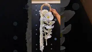 Artificial Flower Hoop #weddingbouquet #bridalflower #flowerhoops