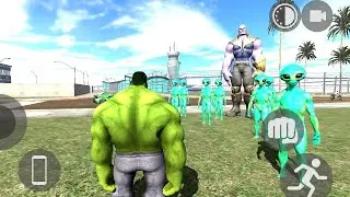 Hulk Vs Thanos and alien army || Indian bike driving 3d game 