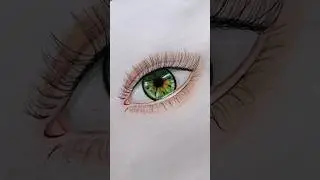 Dibujo ojo con l&aacute;pices de colores.  #colores  #dibujoacolor #dibujocreativo #tutorialdibujo #draw